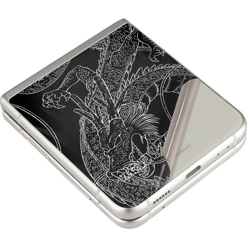 Dragon Ball Z Negative Shenron Galaxy Z Flip4 5G Skin